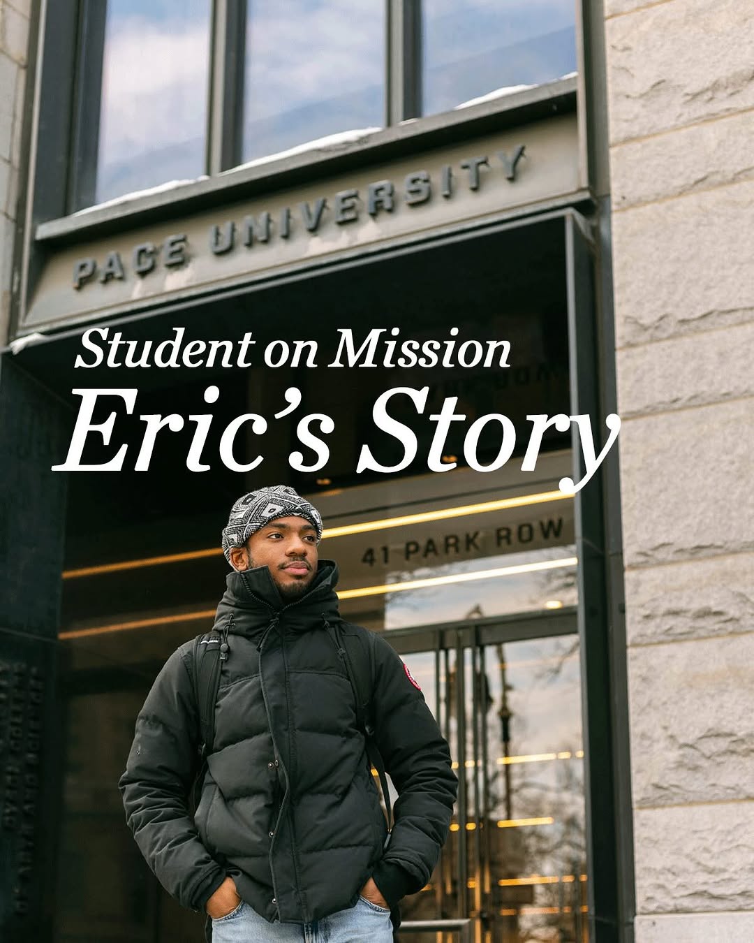 Eric Curry moved to New York three years ago and now leads the student ministry at Pace University, The Flock. But his story with Jesus started much earlier.

As a kid, he remembers sitting and reflecting on his life in a way that felt beyond his years.
“I don’t think all the good stuff that happened is, like, to me.”

His great-grandmother had prayed over him from a young age, and his family often talked about Jesus. Slowly, something began to click. “Maybe it’s the Jesus guy that’s doing all the good stuff in my life.”

By five or six, his faith was simple but settled. “You know what, let’s just believe in the Jesus guy.”

Years later, in college, things unraveled. He found himself caught in cycles that left him feeling empty and far from who he knew he could be. “A lot of depression… sexual immorality… weed addiction, alcohol addiction. I was super depressed.”

On September 19, 2023, his birthday, he was sitting at Pier 17 when the question finally surfaced.“Eric, what are you doing? You didn’t move to New York just so you can do the same thing you were doing.”

He started tracing back to the last time he felt okay. It didn’t take long to find the answer. “It was when I was closest to the Jesus guy,” so he made a decision. “How about we just get close to Jesus… and do this for the rest of our lives.”

From there, something not only shifted in his own life, but also in the world around him. Just this February, The Flock saw 6 salvations, 14 recommitments, and 100 students gathered to worship and pray on campus in FiDi, alongside the SEU outpouring. God is using ordinary men and women to see His fame and deeds known in our time.